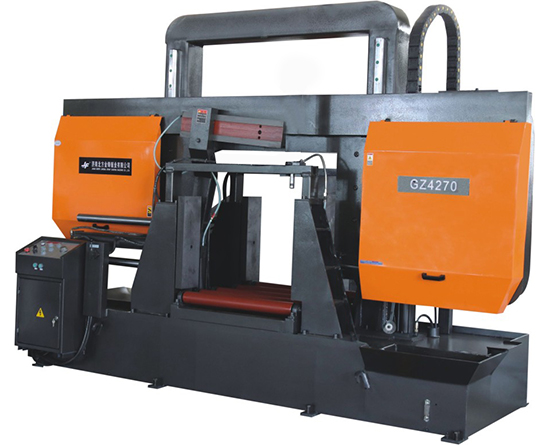 高效切割大型钢材,卧式带锯床是首选